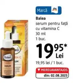 DM BALEA serum pentru faţă cu vitamina C Ofertă