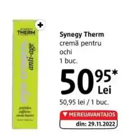 DM Synegy Therm cremă pentru ochi Ofertă