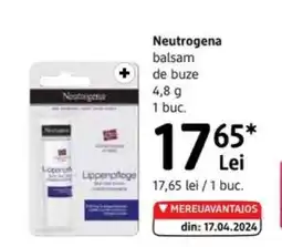 DM NEUTROGENA balsam de buze Ofertă