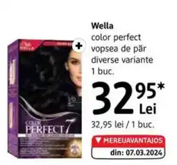 DM WELLA color perfect vopsea de păr Ofertă