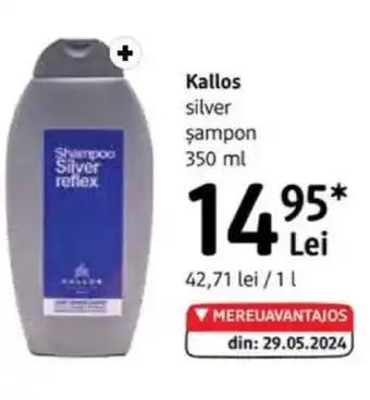 DM KALLOS silver Șampon Ofertă