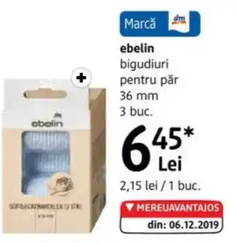 DM EBELIN bigudiuri pentru păr Ofertă