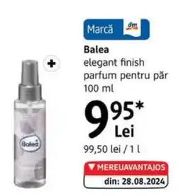 DM BALEA elegant finish parfum pentru păr Ofertă