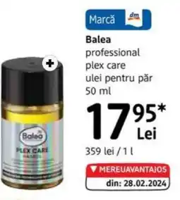 DM BALEA professional plex care ulei pentru păr Ofertă