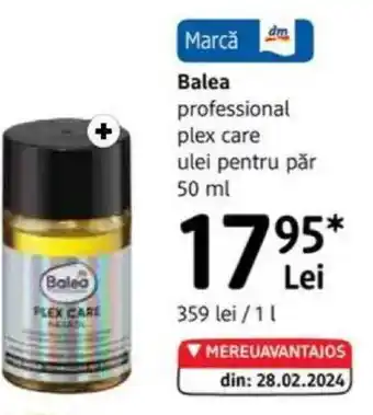 DM BALEA professional plex care ulei pentru păr Ofertă