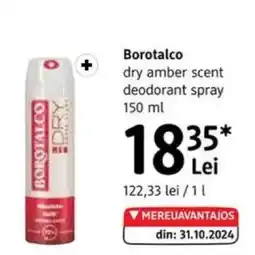 DM BOROTALCO dry amber scent deodorant spray Ofertă