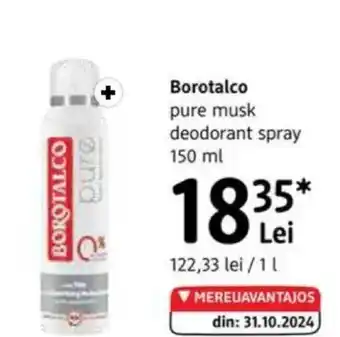 DM BOROTALCO pure musk deodorant spray Ofertă