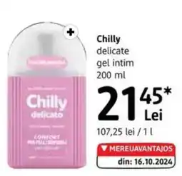 DM Chilly delicate gel intim Ofertă