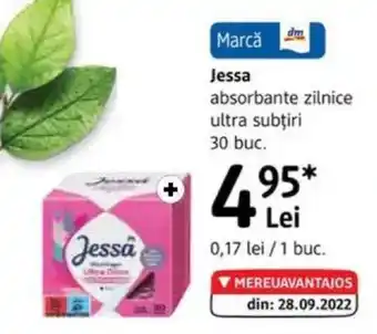 DM JESSA absorbante zilnice ultra subţiri Ofertă