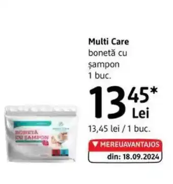 DM Multi Care bonetă cu Şampon Ofertă