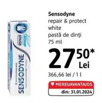 DM SENSODYNE repair & protect white pastă de dinți Ofertă