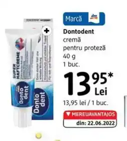 DM DONTODENT cremă pentru proteză Ofertă