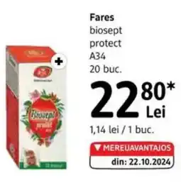 DM FARES biosept protect A34 Ofertă