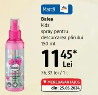 DM BALEA Kids spray pentru descurcarea părului Ofertă