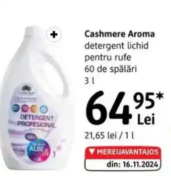 DM Cashmere Aroma detergent lichid pentru rufe Ofertă