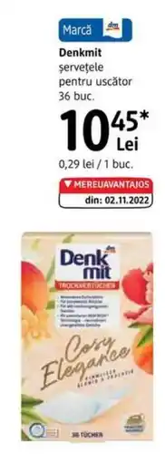 DM DENKMIT şerveţele pentru uscător Ofertă