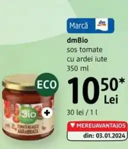 DM DMBIO sos tomate cu ardei iute Ofertă