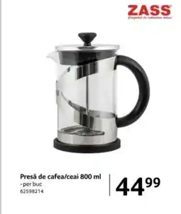 Selgros Presă de cafea/ceai Ofertă