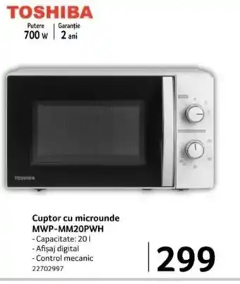 Selgros TOSHIBA Cuptor cu microunde MWP-MM20PWH Ofertă