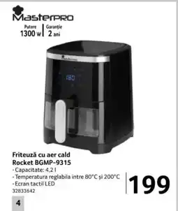 Selgros Friteuzǎ cu aer cald Rocket BGMP-9315 Ofertă