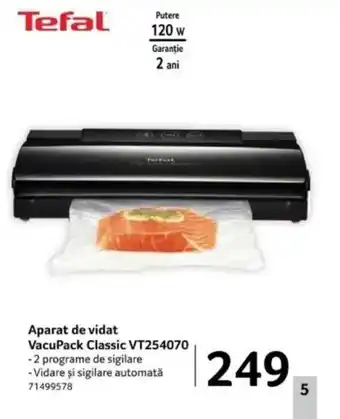 Selgros Aparat de vidat VacuPack Classic VT254070 Ofertă