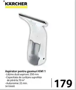 Selgros KÄRCHER Aspirator pentru geamuri KWI 1 Ofertă