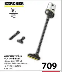 Selgros KÄRCHER Aspirator vertical VC4 Cordless 14 Ofertă