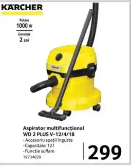 Selgros KÄRCHER Aspirator multifuncțional WD 2 PLUS V-12/4/18 Ofertă