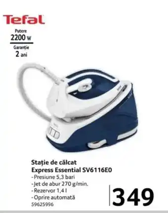 Selgros TEFAL Stație de călcat Express Essential SV6116E0 Ofertă