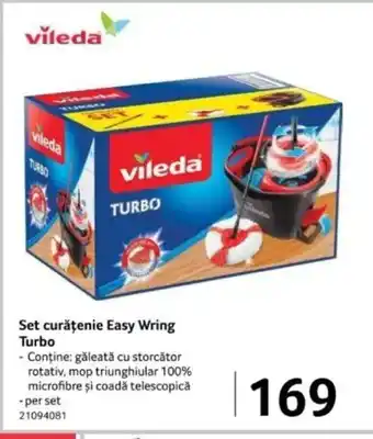 Selgros VILEDA Set curăţenie Easy Wring Turbo Ofertă