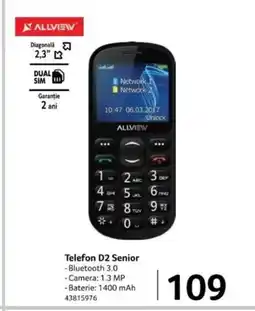 Selgros Telefon D2 Senior Ofertă