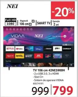 Selgros TV 106 cm 42NE5900H Ofertă