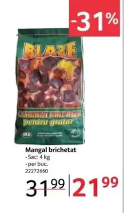 Selgros Mangal brichetat Ofertă