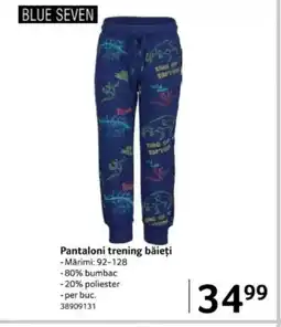 Selgros BLUE SEVEN Pantaloni trening băieți Ofertă