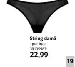 Selgros String damă Ofertă