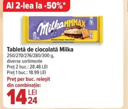 Carrefour Tabletă de ciocolată Milka Ofertă