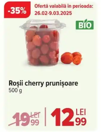 Carrefour Roşii cherry prunișoare Ofertă