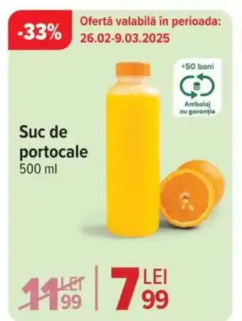 Carrefour Suc de portocale Ofertă