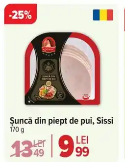 Carrefour Şuncă din piept de pui, Sissi Ofertă