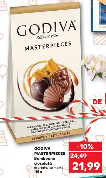 Kaufland GODIVA Masterpieces Bomboane ciocolată Ofertă