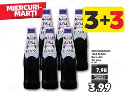 Kaufland KRONENBOURG 1664 BLANC Bere albă din grâu Ofertă