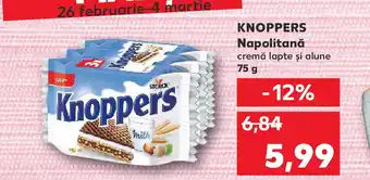 Kaufland KNOPPERS Napolitană Ofertă