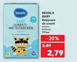 Kaufland BEVOLA BABY Beţişoare de urechi Ofertă