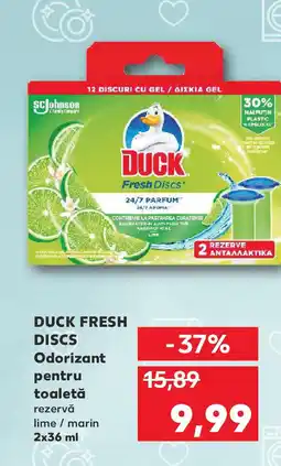 Kaufland DUCK FRESH DISCS Odorizant pentru toaletă Ofertă