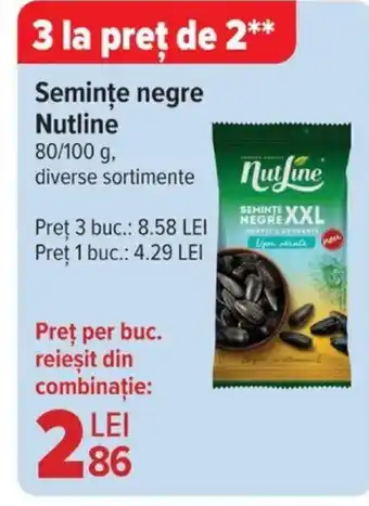 Carrefour Seminţe negre Nutline Ofertă