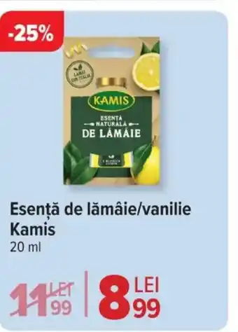 Carrefour Esenţă de lămâie/vanilie Kamis Ofertă