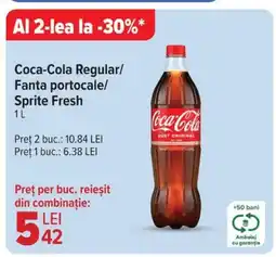 Carrefour Coca-Cola Regular/ Fanta portocale/ Sprite Fresh Ofertă