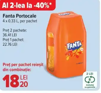 Carrefour Fanta Portocale Ofertă