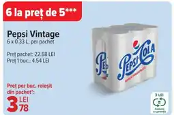 Carrefour PEPSI Vintage Ofertă