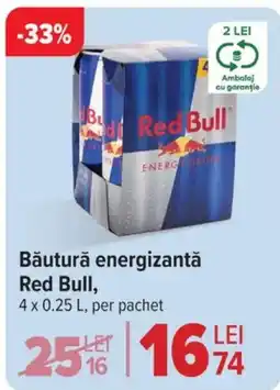 Carrefour Băutură energizantă Red Bull Ofertă